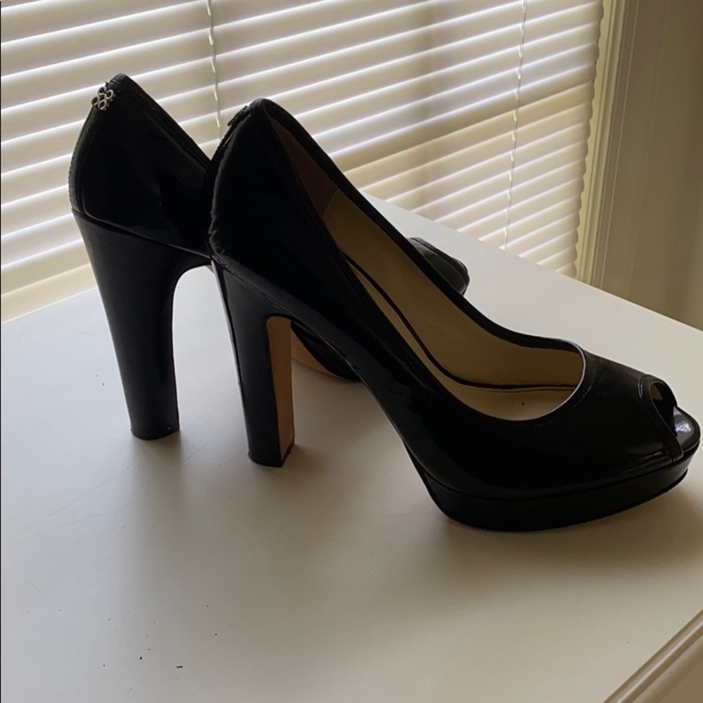 Coach patent high heel black work *Make offers*
